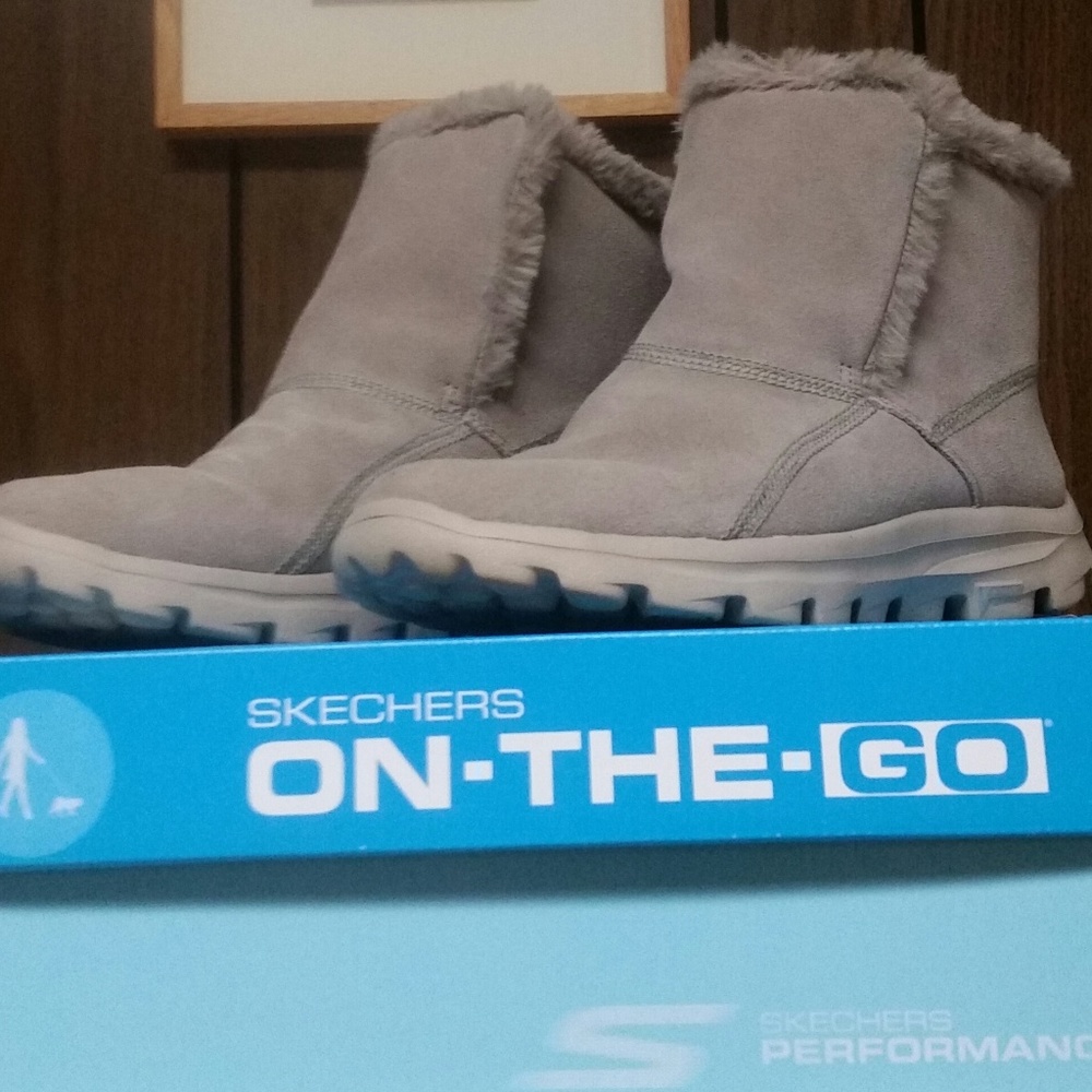 Skechers On The Go Suede Boots
